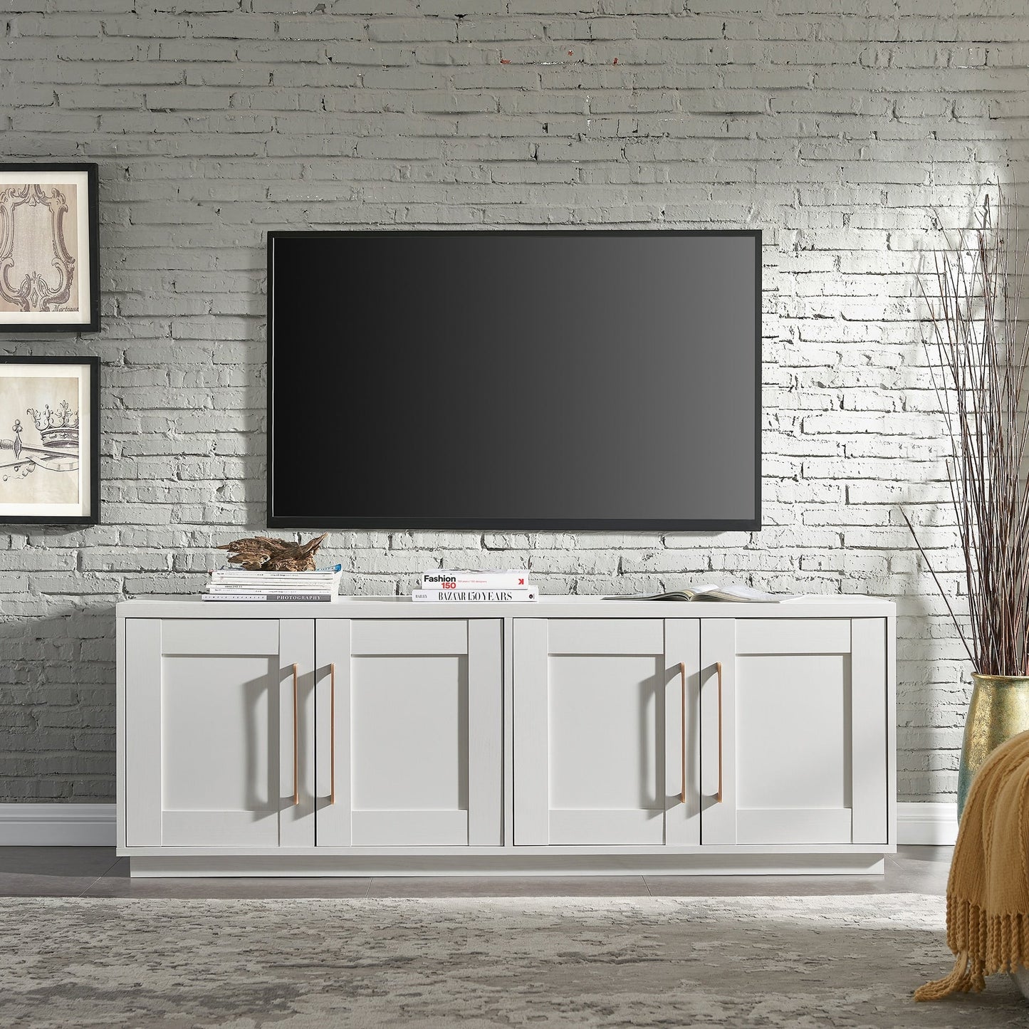Tillman Rectangular TV Stand for TV's up to 75