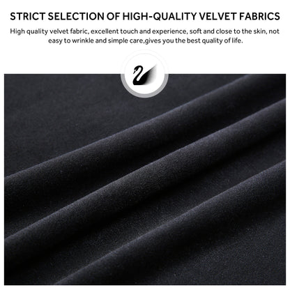 Upholstered Tufted Velvet Dining Chair with Solid Wood Legs Set of 6