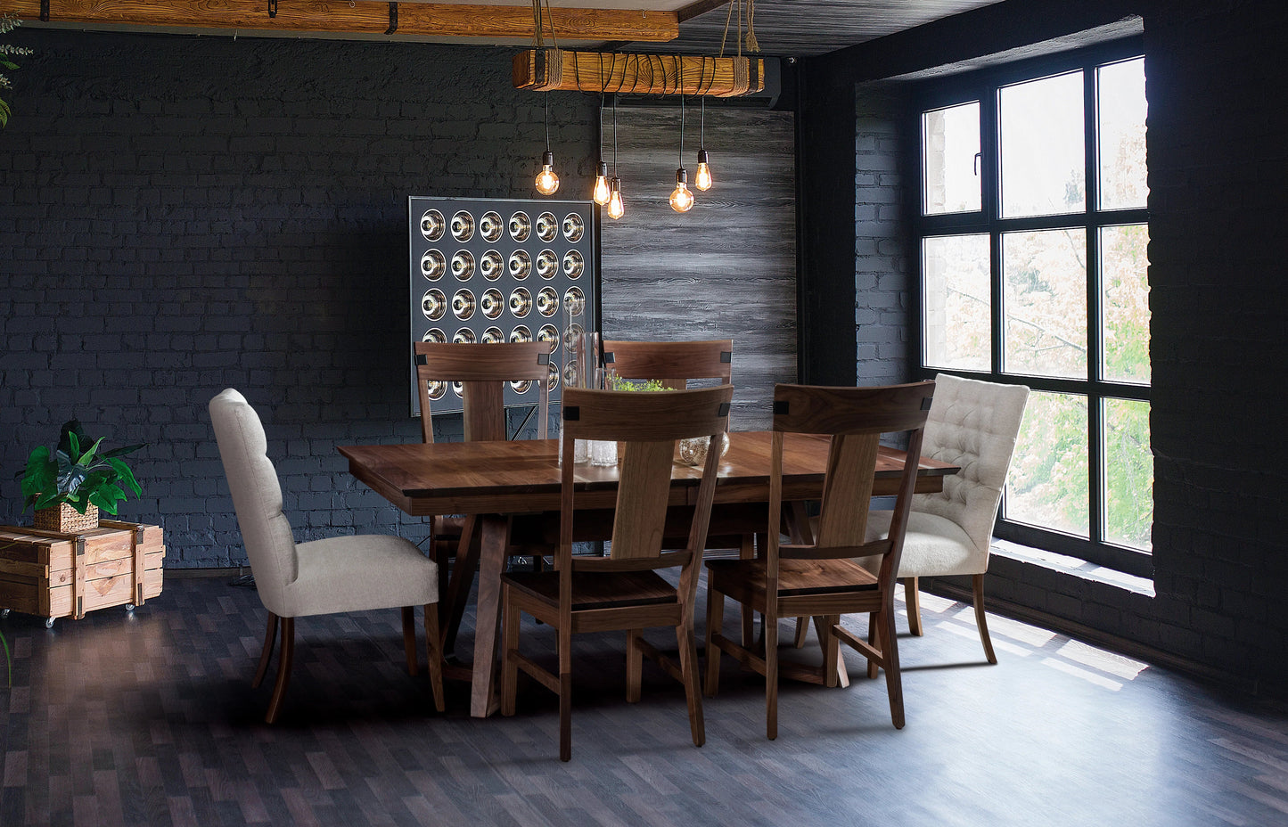 Table à tréteaux de Venise