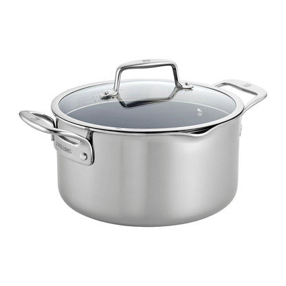 ZWILLING Clad CFX 6-qt Stainless Steel Ceramic Nonstick Dutch Oven