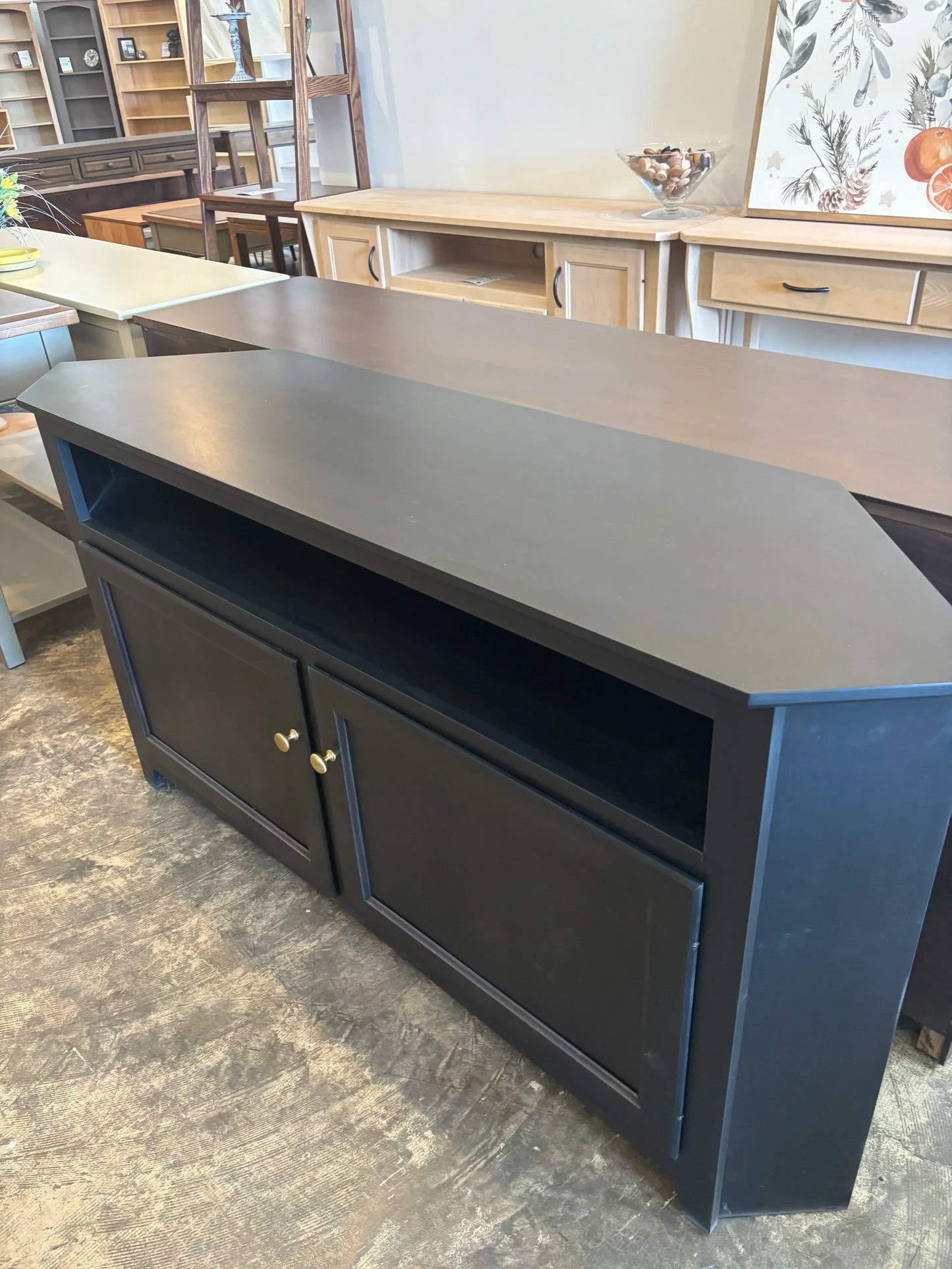 Liquidation - Meuble TV d'angle Linwood